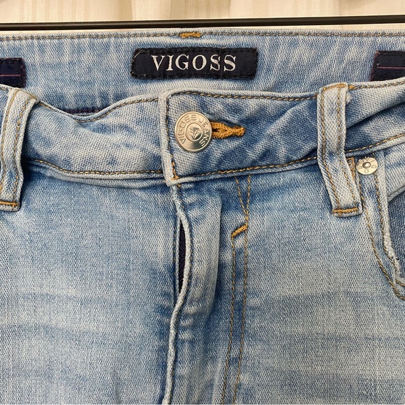 Vigoss Colle Skinny midrise light wash jeans *flawed* - Picture 4 of 7